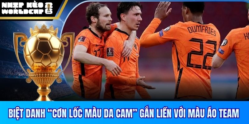 Biệt danh “Cơn lốc màu da cam” gắn liền với màu áo team