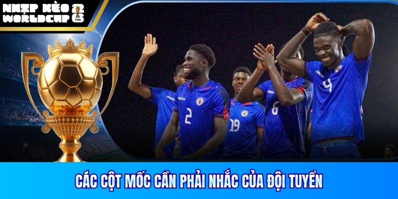 Các cột mốc cần phải nhắc của đội tuyển