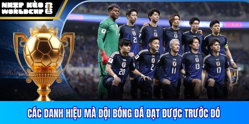 Các danh hiệu mà đội bóng đá đạt được trước đó