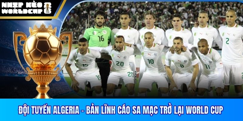 Teams photo of Algeria before match