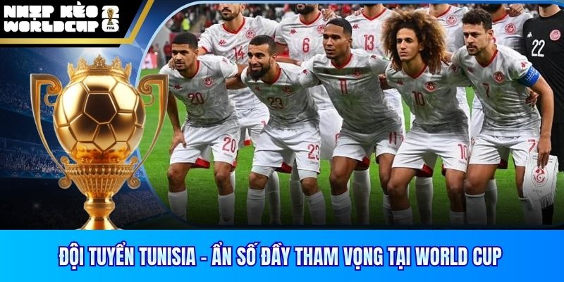 Teams photo of Tunisia before match