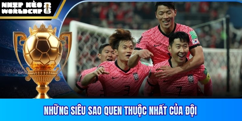 Những siêu sao quen thuộc nhất của đội