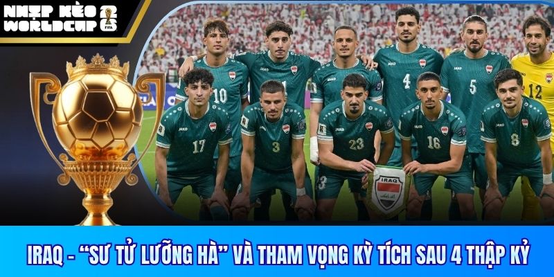 Teams photo of Iraq before match